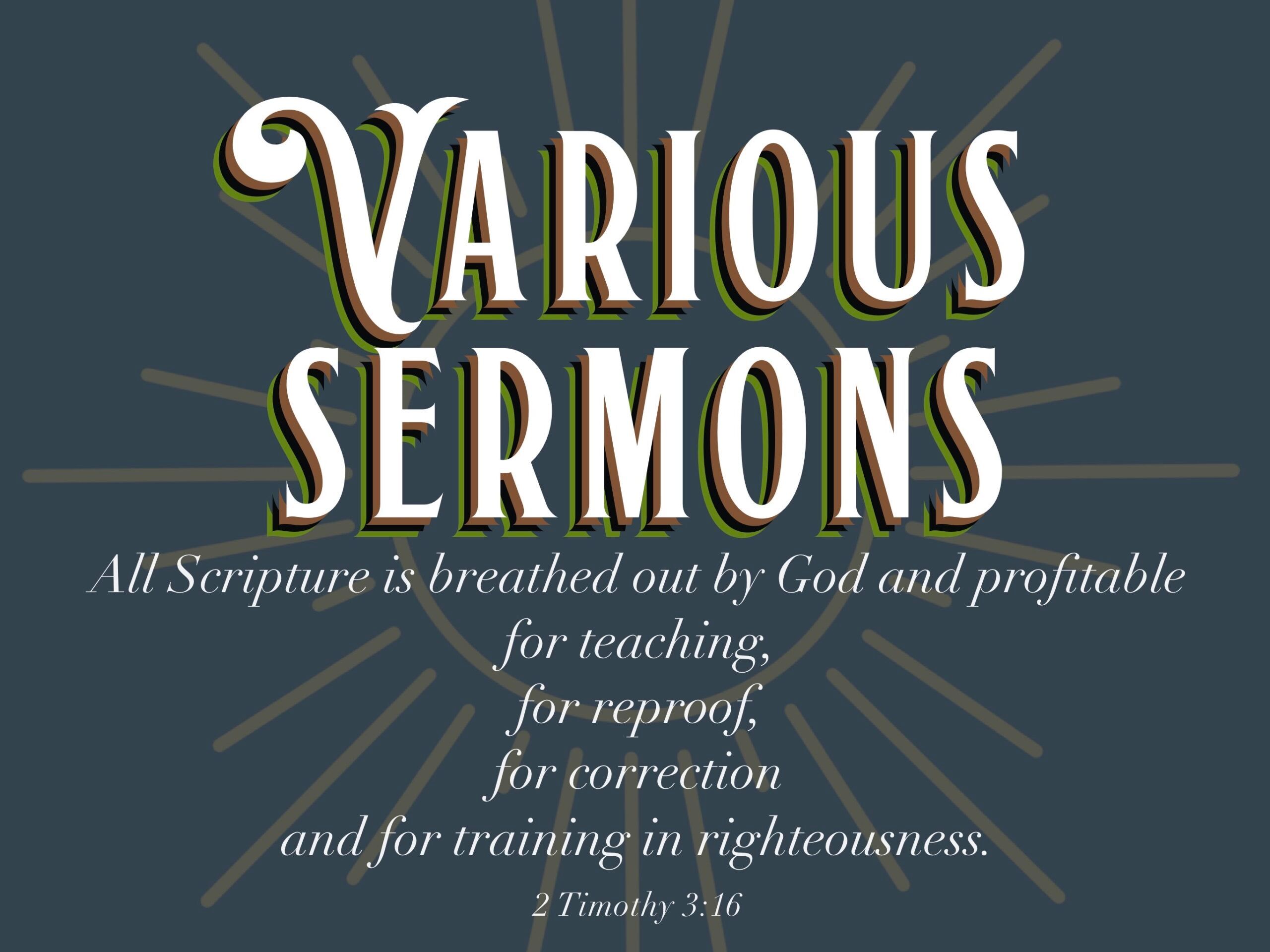Various Sermons